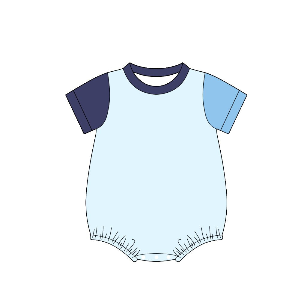 (Pre Order) No moq cotton Baby Boys Daily Wear Short Sleeve Summer Rompers