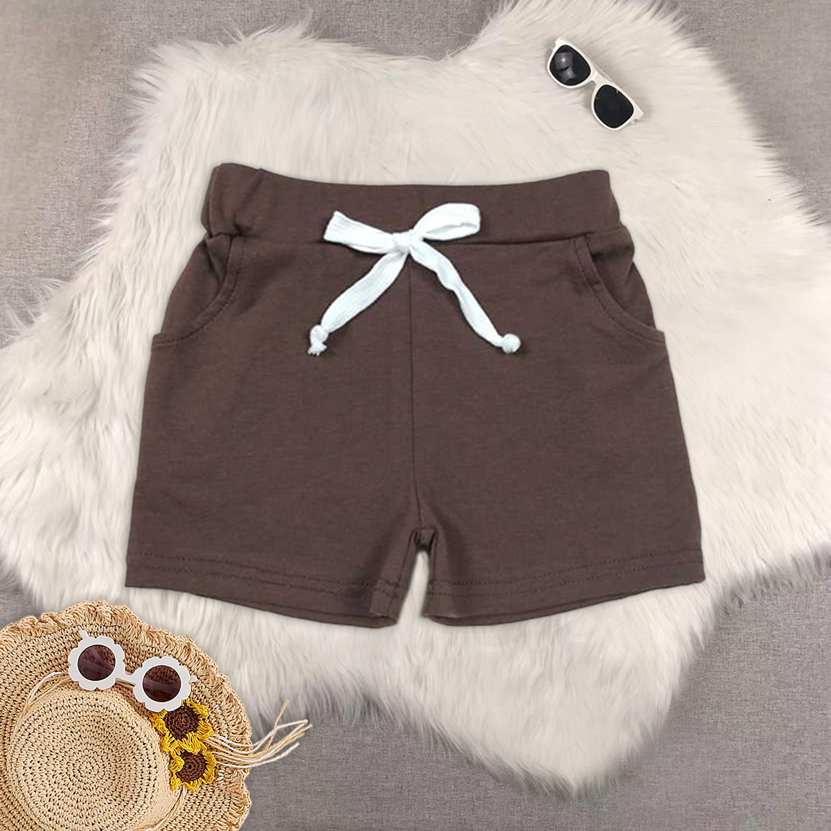 RTS NO MOQ baby boys clothes duck Short Sleeve Suit  & Top and shorts