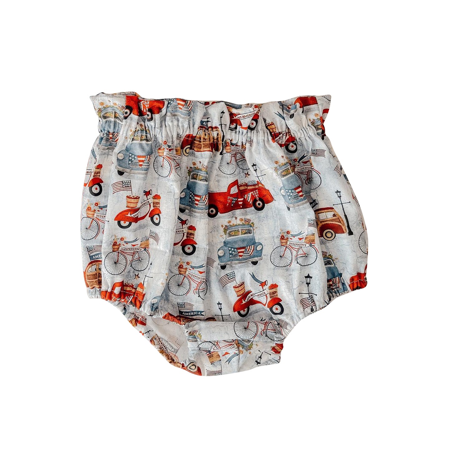 SS0310 pre-order toddler clothes 4th of July patriotic girl summer bummies shorts