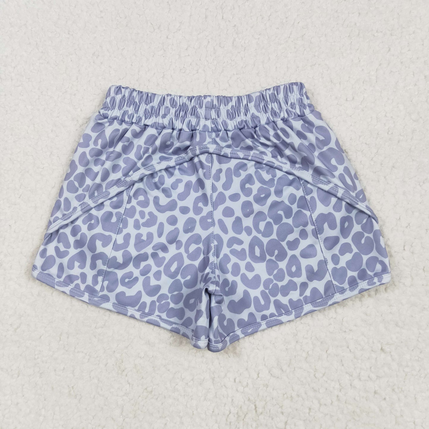 RTS NO MOQ Sibling baby girl clothes and Adult clothes yoga leopard kids shorts and adult shorts
