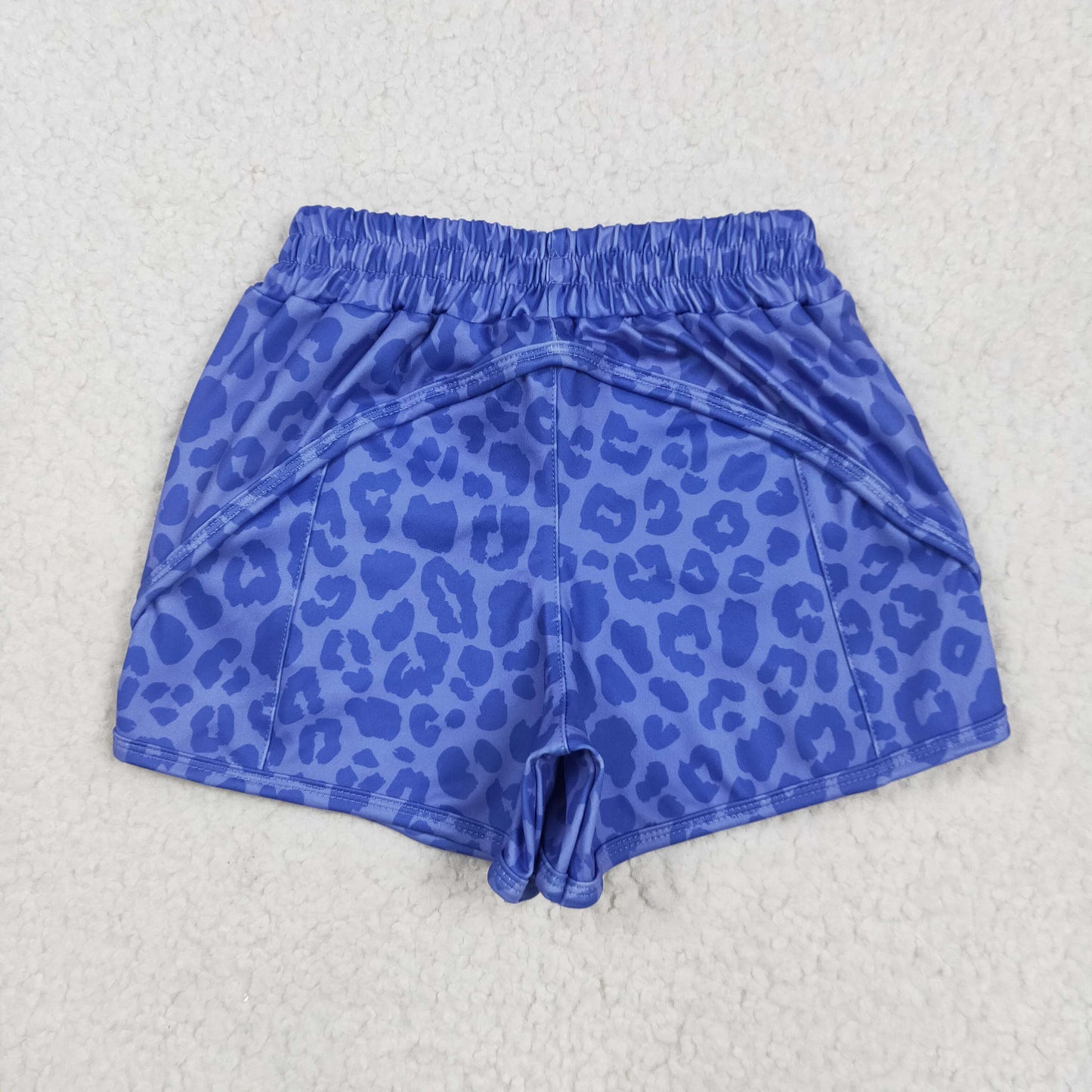 RTS NO MOQ Sibling baby girl clothes and Adult clothes yoga leopard kids shorts and adult shorts