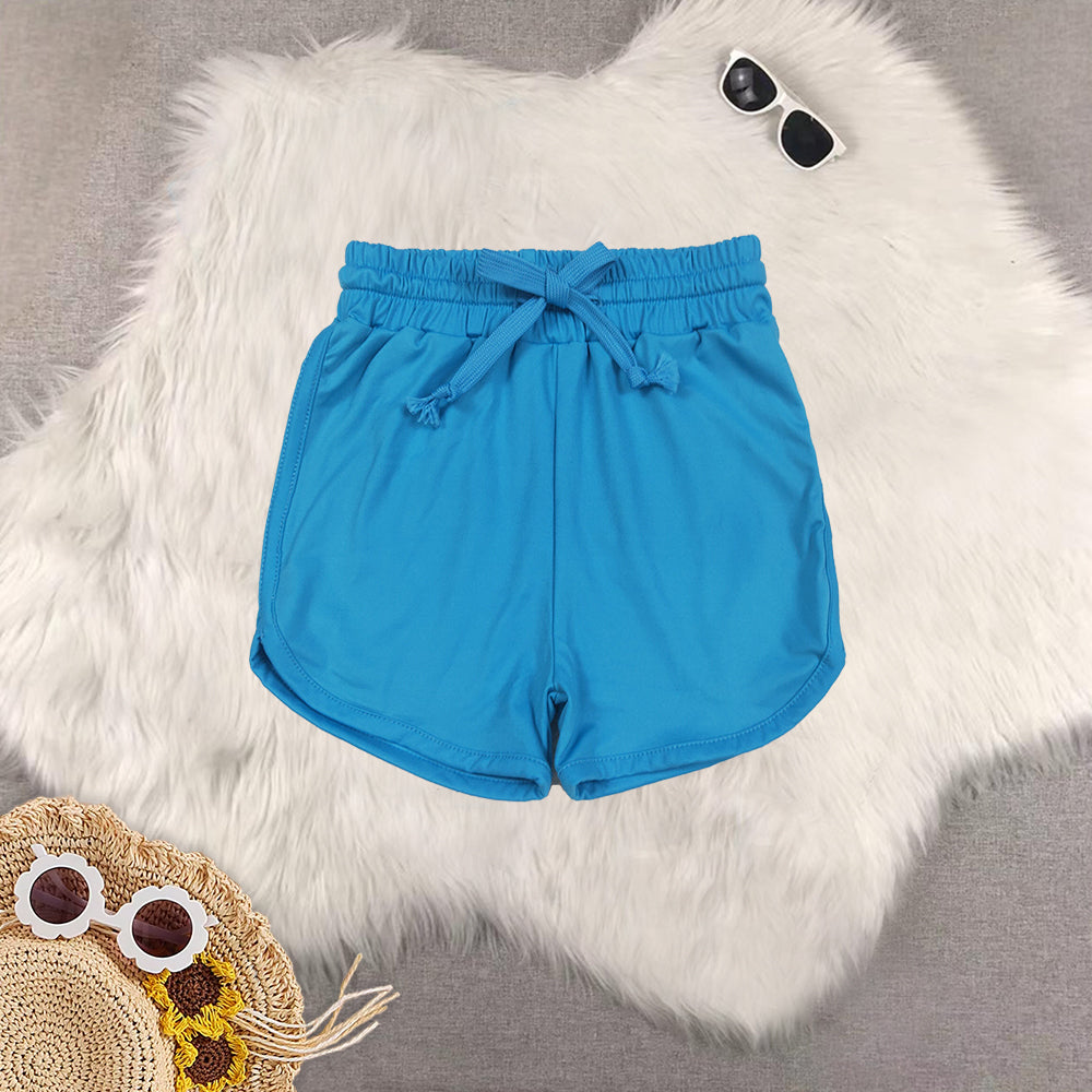 RTS Sibling baby girls clothes yoga solid color summer skirts shorts