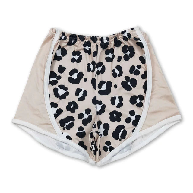 RTS NO MOQ Sibling milk silk Baby Girls Elastic Waist Summer Shorts