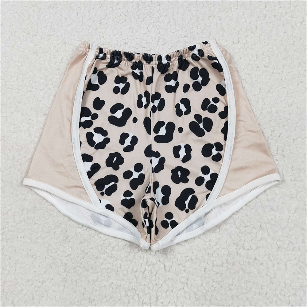 RTS NO MOQ Sibling Baby Girls Leopard Camouflage Shorts Bottoms Infant Casual Cotton Pants for Girls Kids Fashion Trousers