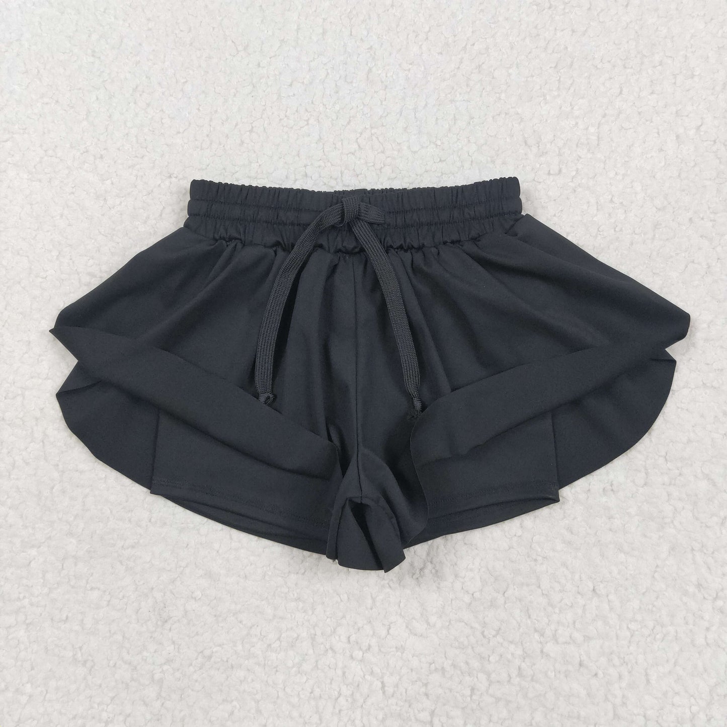 RTS baby girls clothes yoga solid color summer skirts shorts