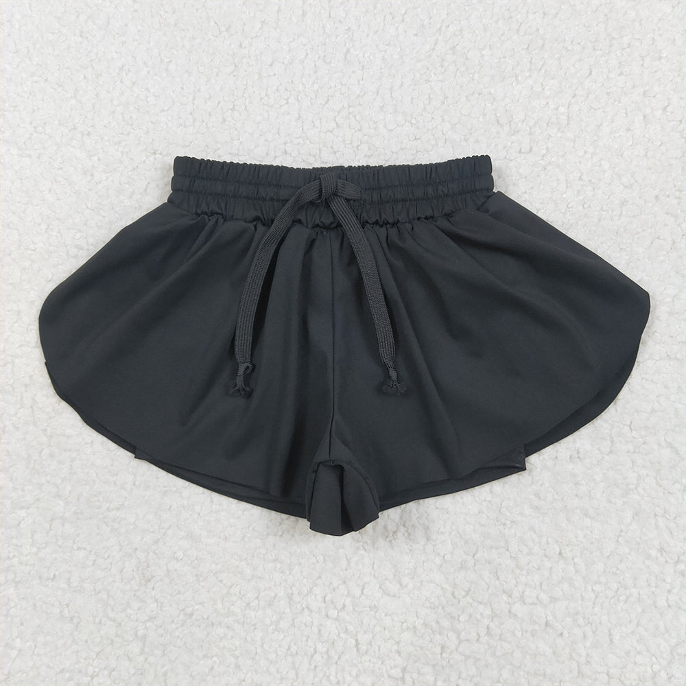 RTS NO MOQ Sibling Baby Girls Colorful Skort Yoga Shorts Bottoms for Kids Girls Colorful Skort Bottoms