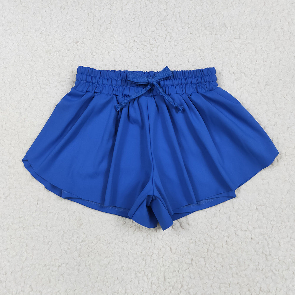 RTS NO MOQ Sibling Baby Girls Colorful Skort Yoga Shorts Bottoms for Kids Girls Colorful Skort Bottoms