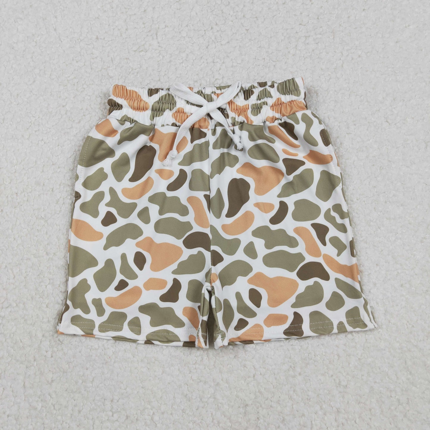 RTS NO MOQ Sibling baby boy clothes Camouflage summer shorts 7