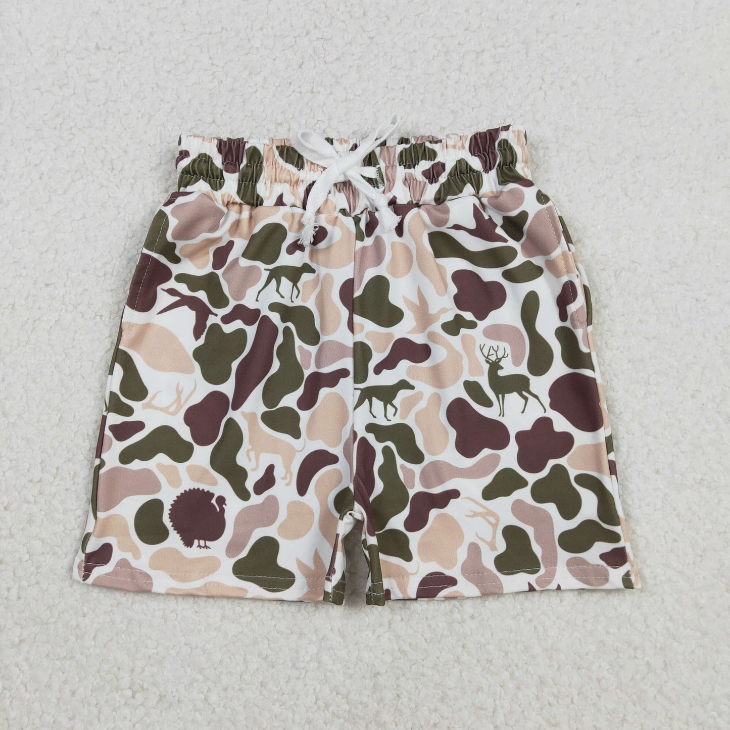 RTS NO MOQ Sibling baby boy clothes Camouflage summer shorts 9