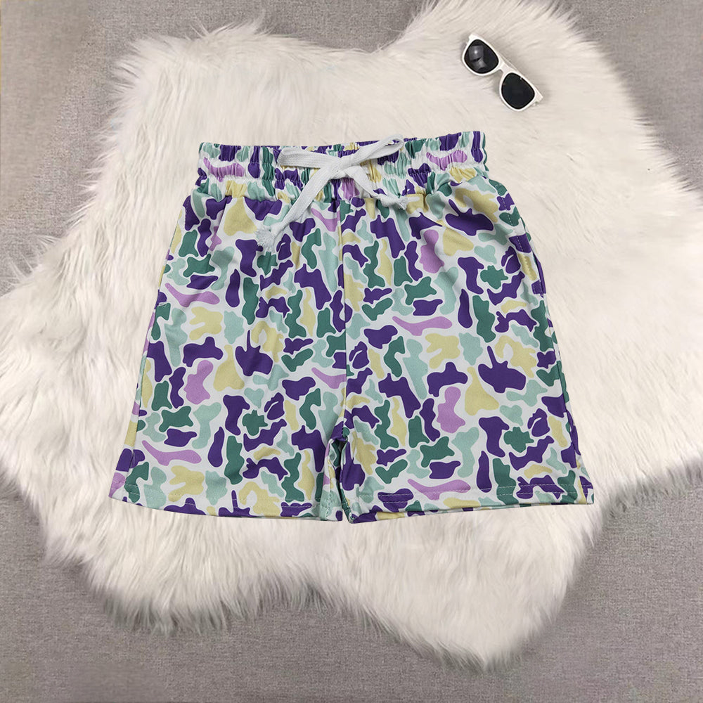 RTS NO MOQ Sibling baby boy clothes Camouflage summer shorts