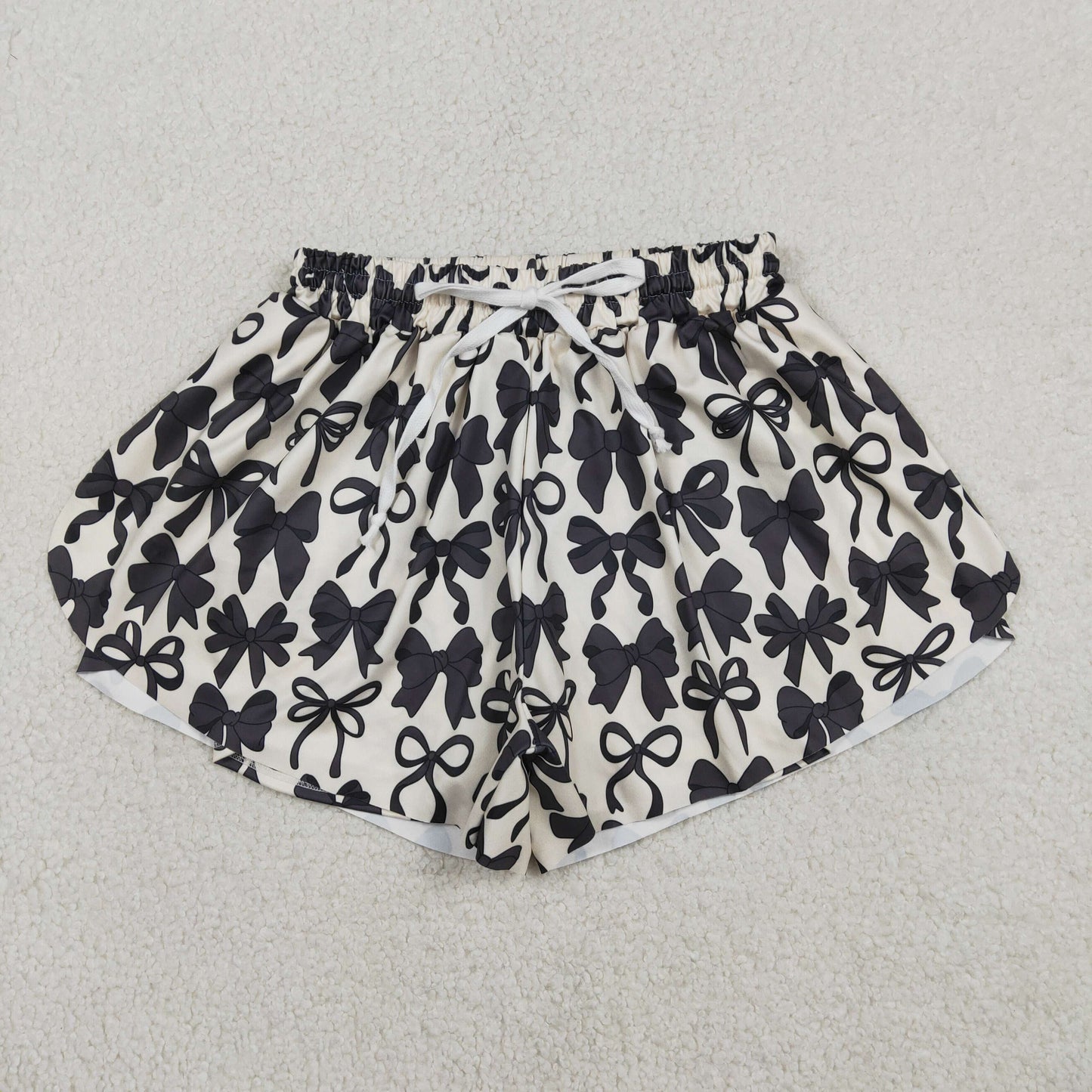 RTS NO MOQ Sibling baby girl clothes and Adult clothes yoga kids shorts and adult shorts