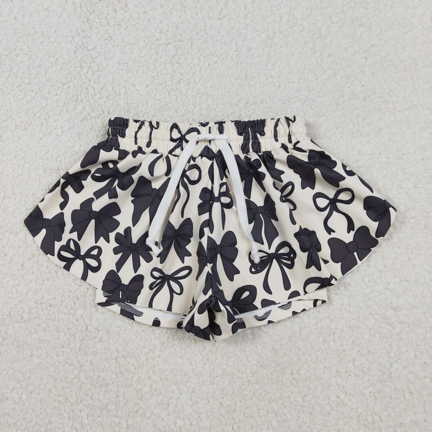 RTS NO MOQ Sibling baby girl clothes and Adult clothes yoga kids shorts and adult shorts