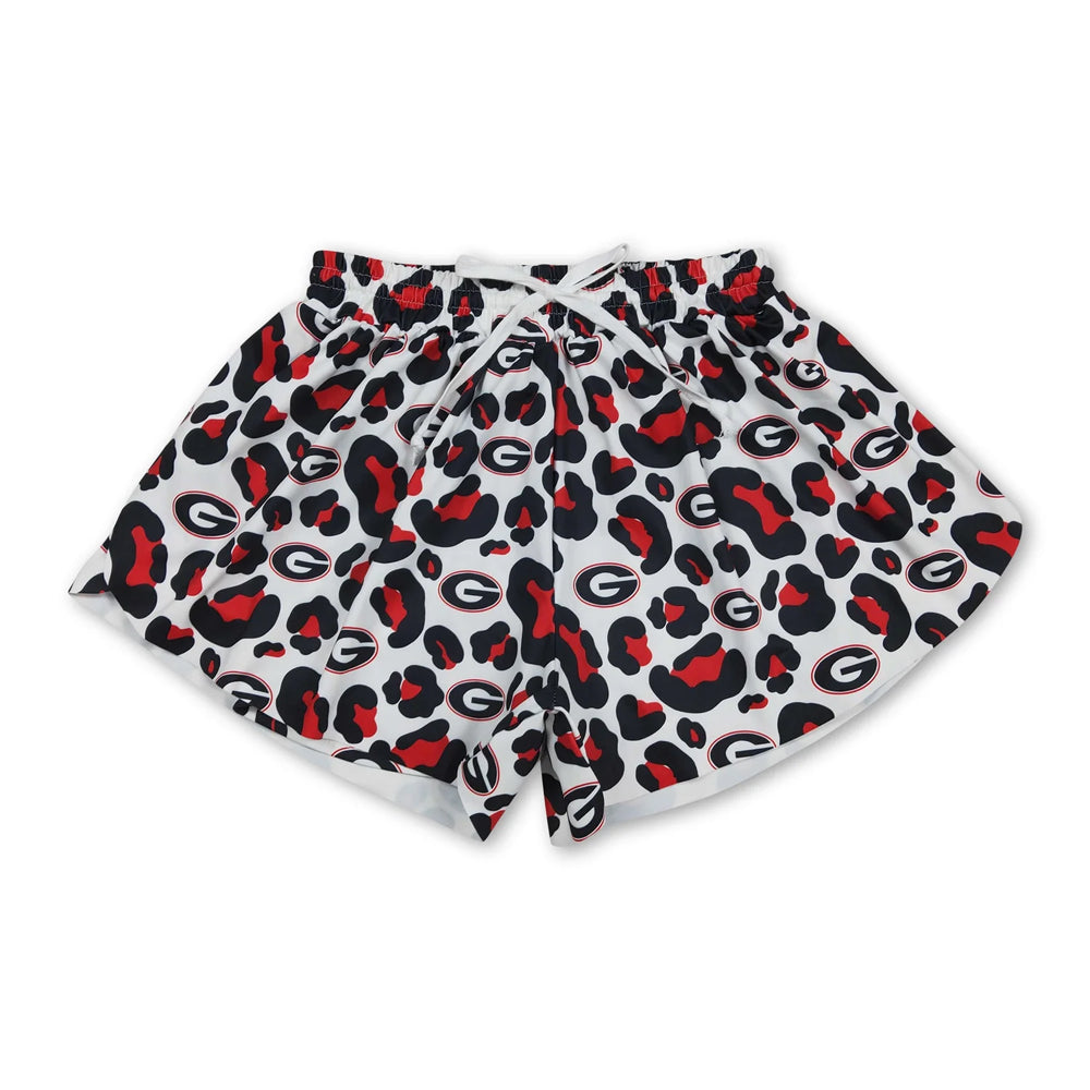 RTS NO MOQ Sibling yoga fabric Mom And Me Butterfly Printed Active Yoga Shorts Summer Bottoms