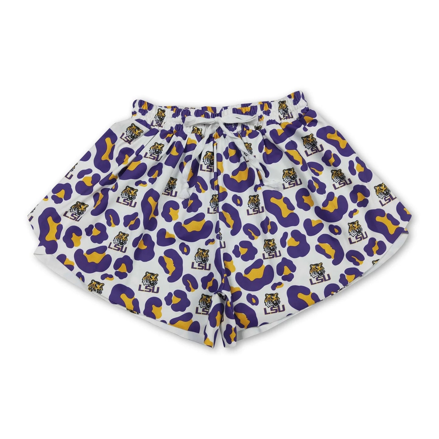 RTS NO MOQ Sibling yoga fabric Mom And Me Leopard Cute Yoga Butterfly Hem Active Bottoms