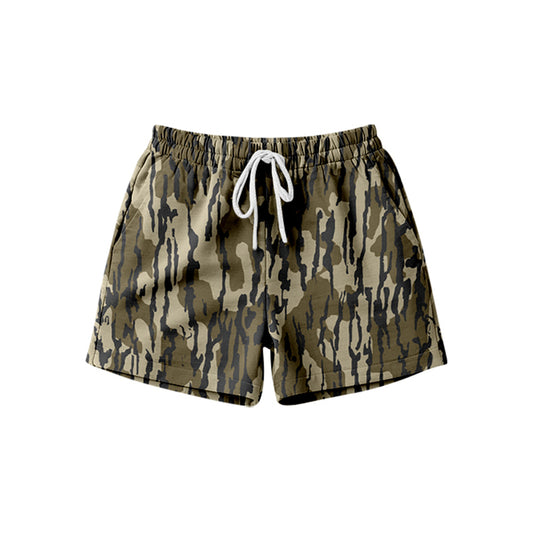(Pre Order) No moq SS0841 Adult Women's Southern Olive Camouflage Shorts with Pockets Bottom