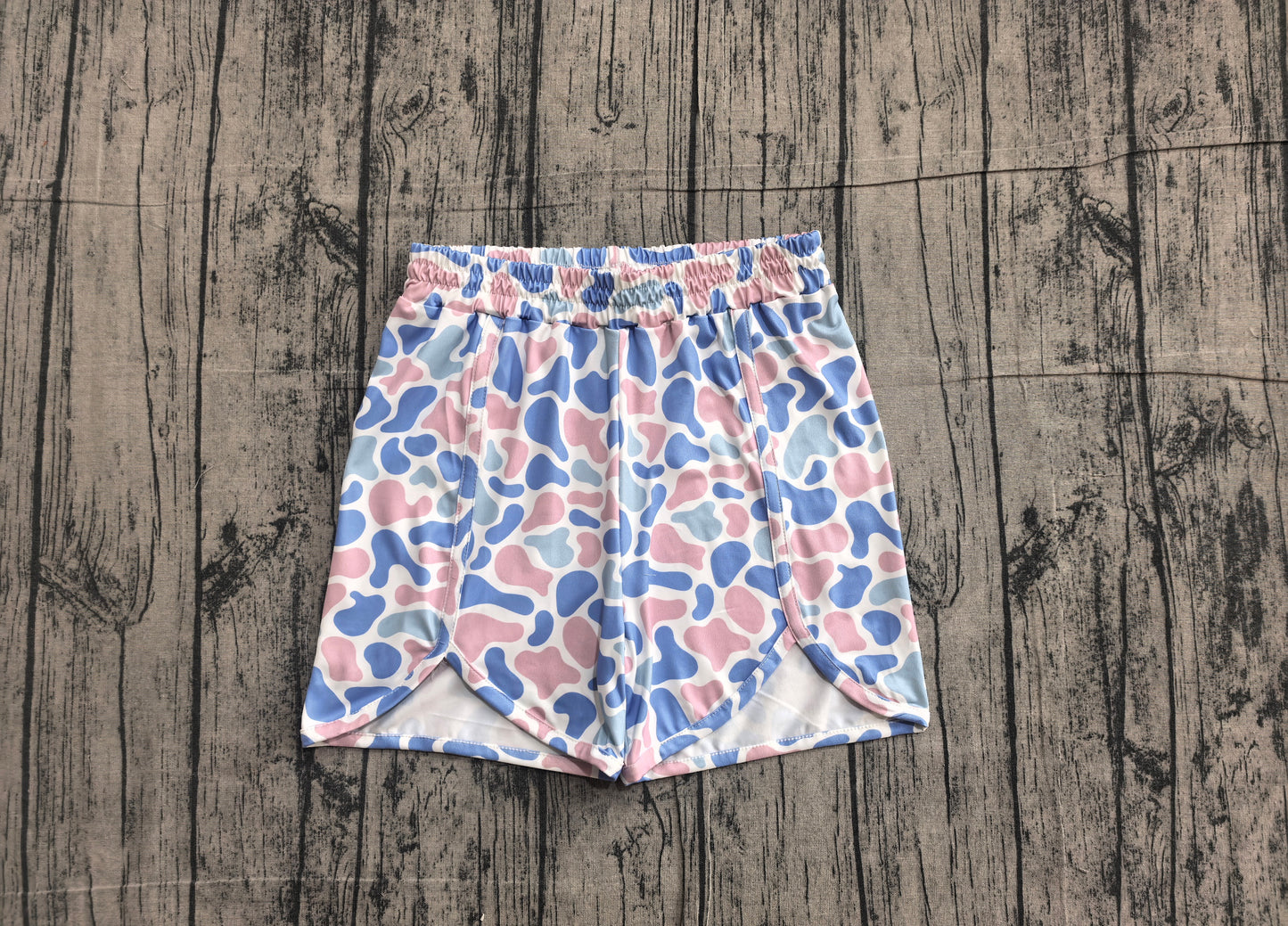 Sample No moq milk silk SS0859 Adult Women Southern Camo Beach Daily Shorts Bottom
