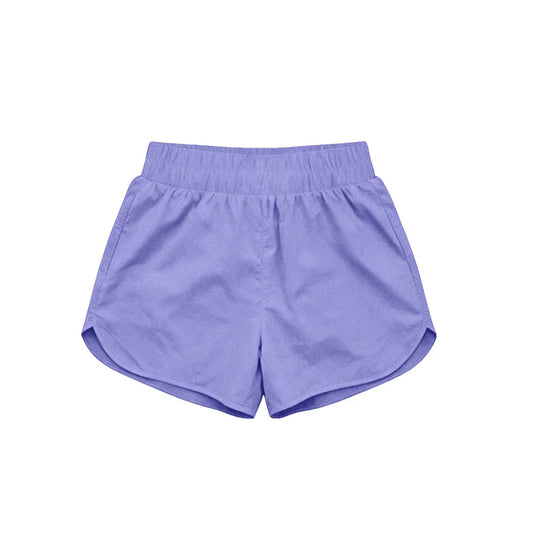(Pre Order) No moq SS0905 Baby Girls Purple Yoga Active Sport Shorts Bottom