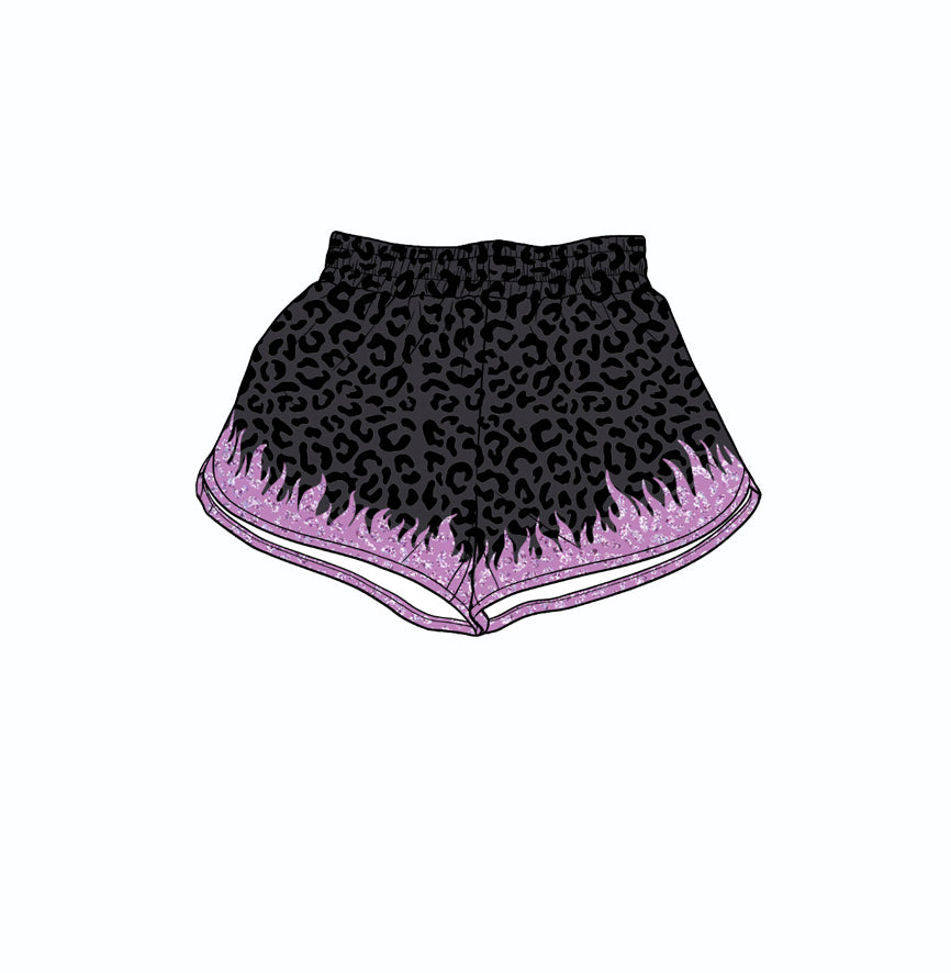 (Preorder new) No moq yoga fabric Mom And Me Pink Aqua Casual Yoga Active Elastic Waist Summer Bottoms