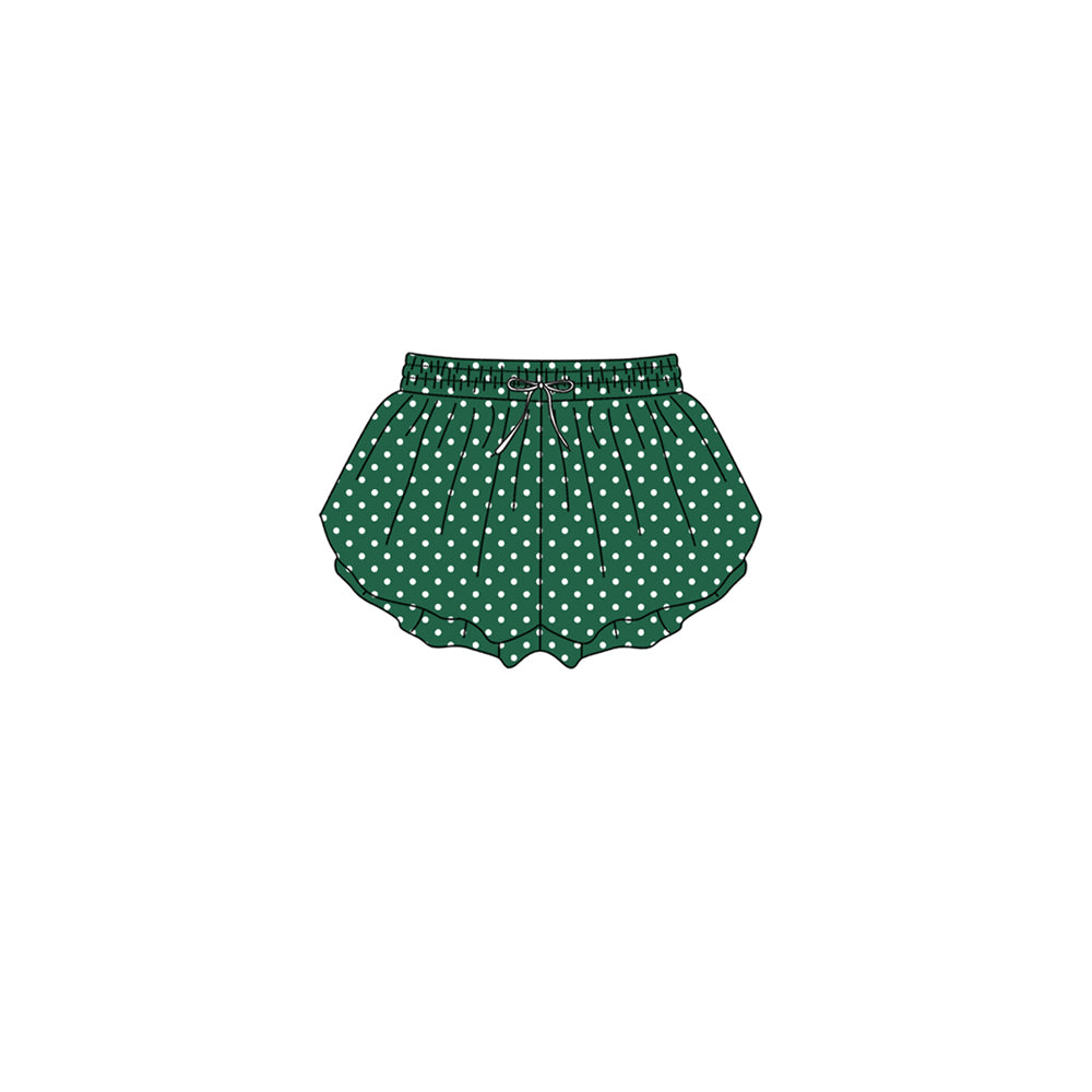 (Preorder new) No moq Yoga Kids And Adult Solid Color Polka Dot Print Yoga Active Shorts Summer Bottom