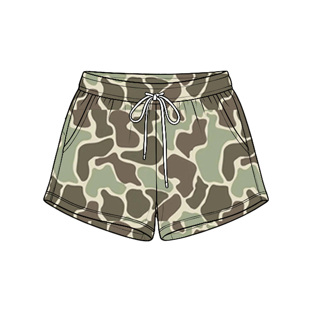 (Preorder new) No moq Baby Boys Camo Hunting Pockets Shorts Bottom Summer Casual Short