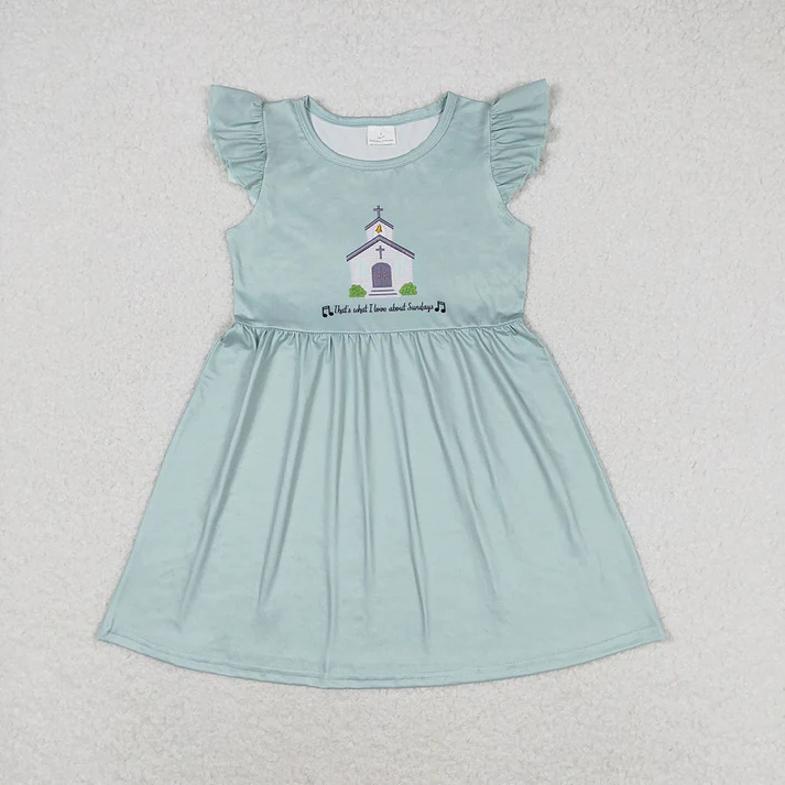 RTS Baby Girls Church Sibling Dresses Rompers Sets
