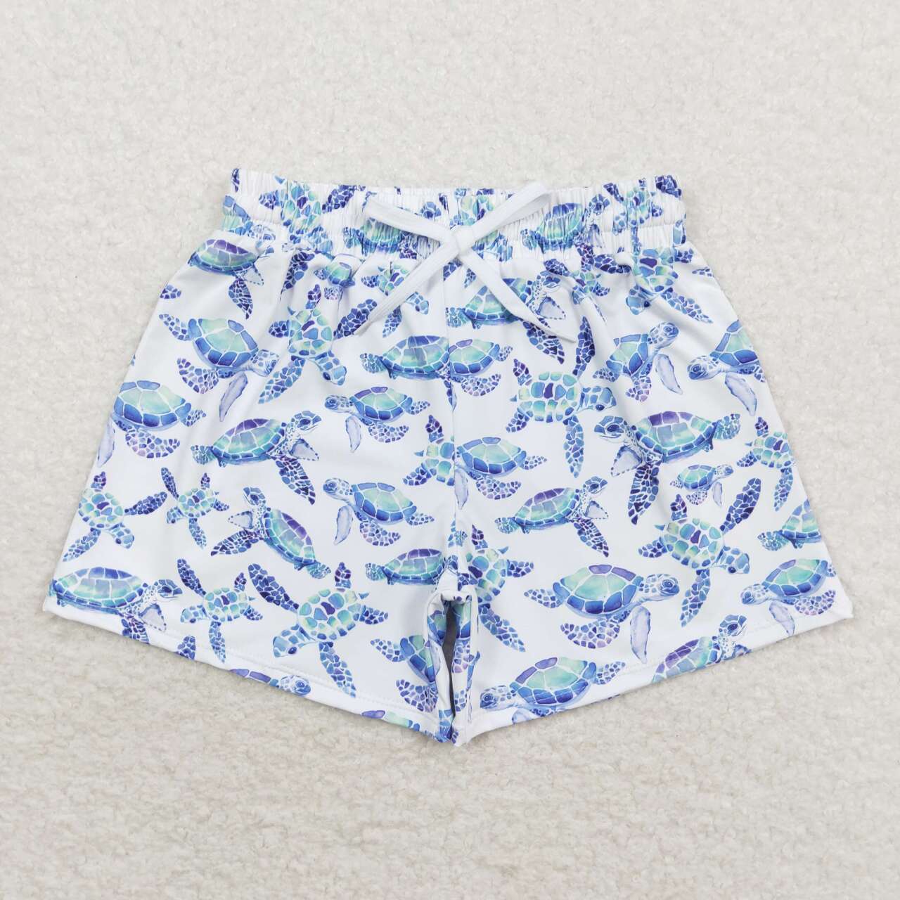 S0431 pre-order baby boy clothes sea turtle boy summer swim shorts 3-6M to 6-7T