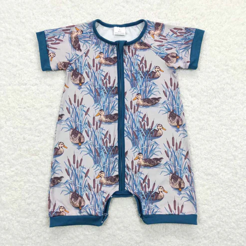 RTS Baby Boys Ducks Sibling Rompers Outfits Clothes Sets