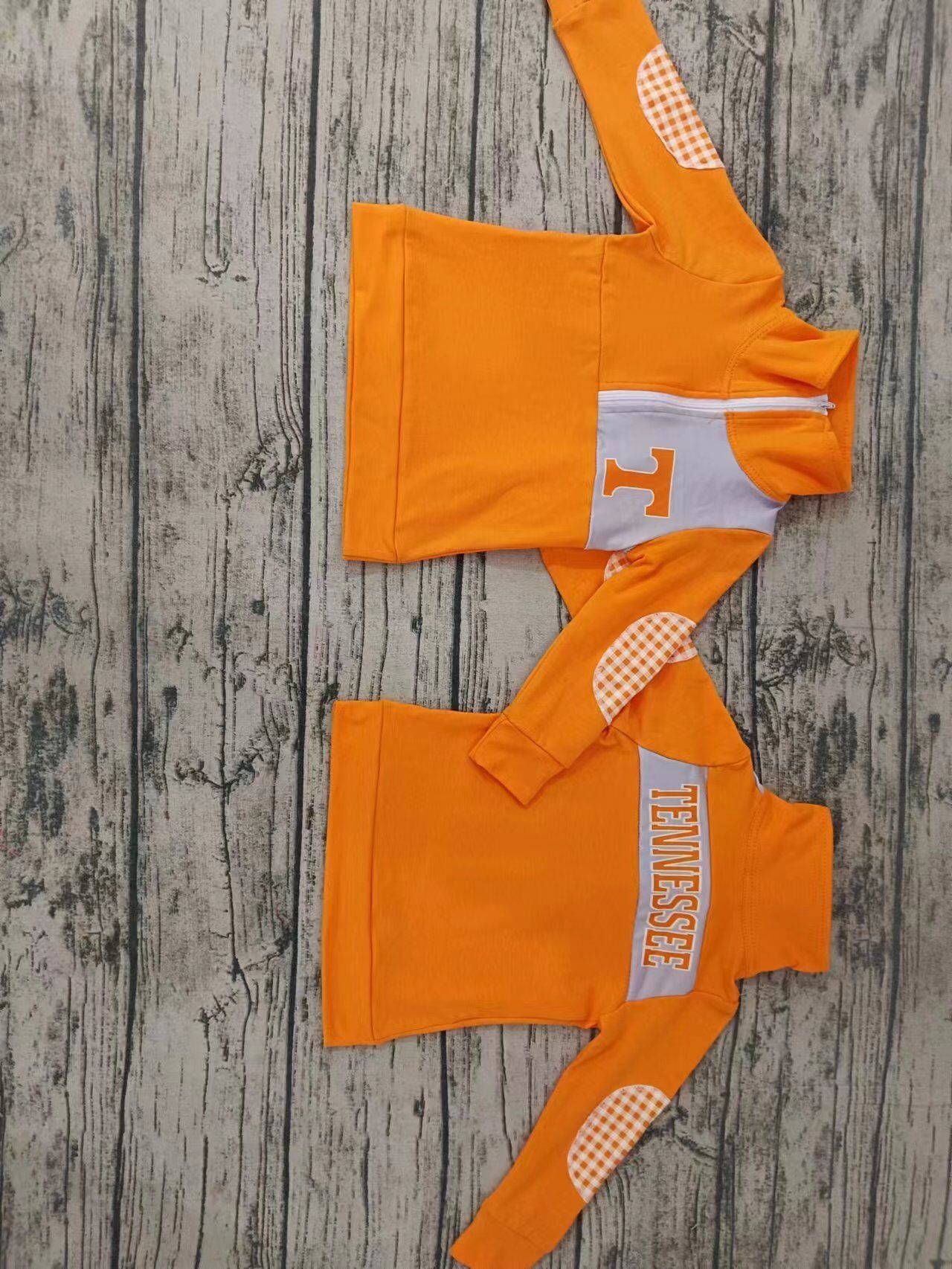 Boys orange long sleeve Tennessee top moq 5