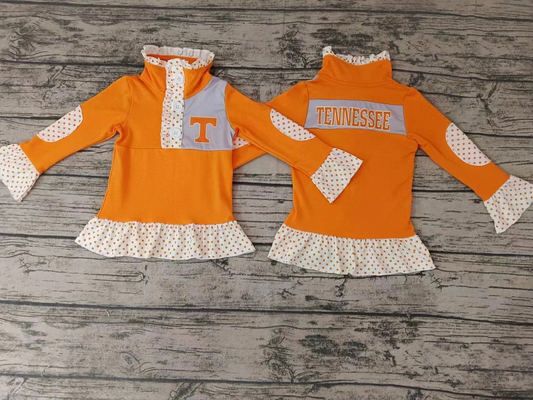 custom moq 3 mix size eta 6-7weeks orange girls  pullover