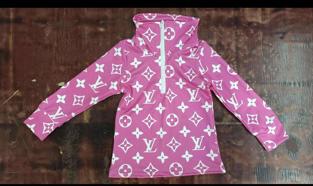 Custom moq 5 eta 6-8weeks pink with zipper jacket