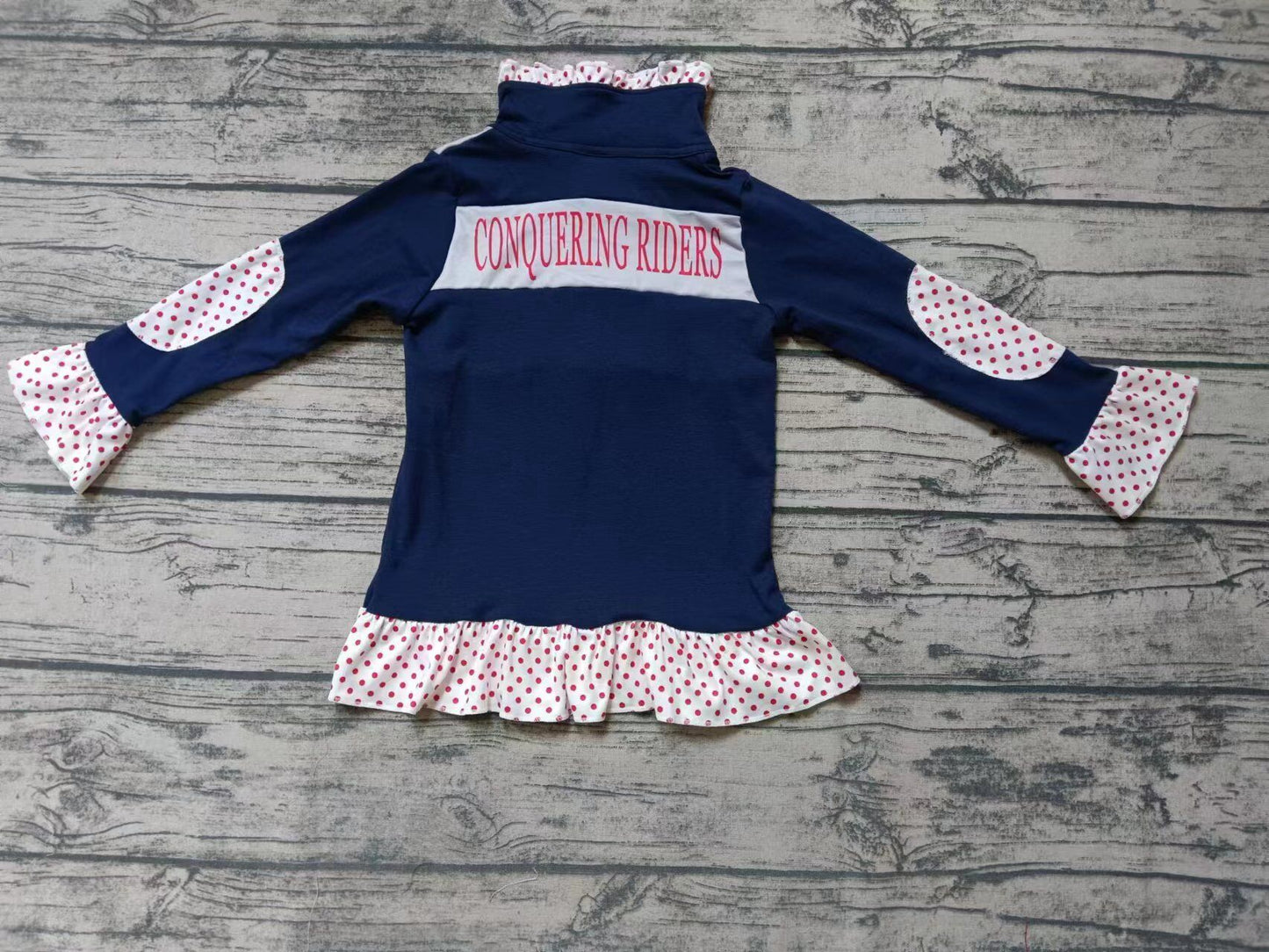 Girls black long sleeve top moq 5