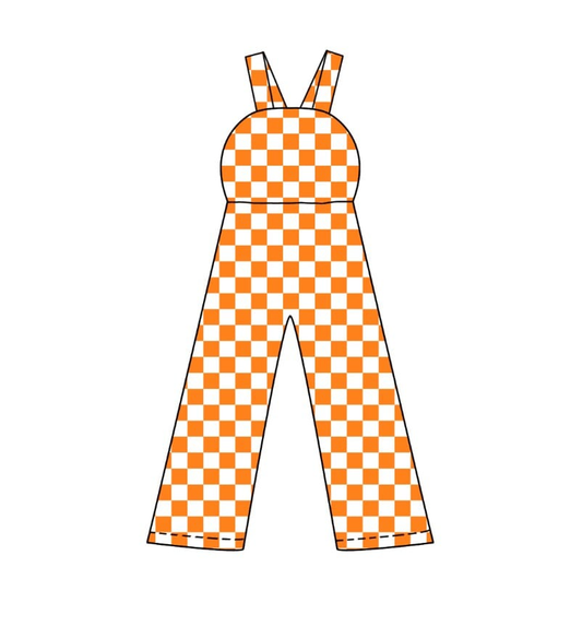 custom moq 3 eta 6-7weeks Orange and white summer romper