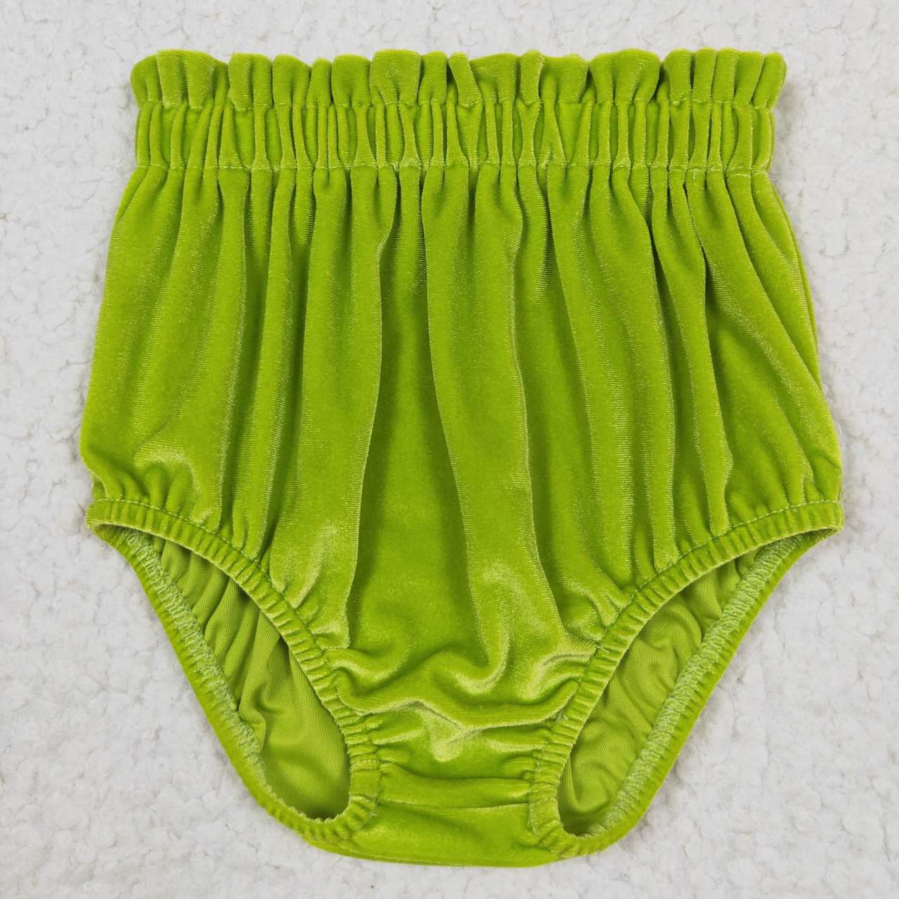 SS0101 Green Gold Velvet Briefs