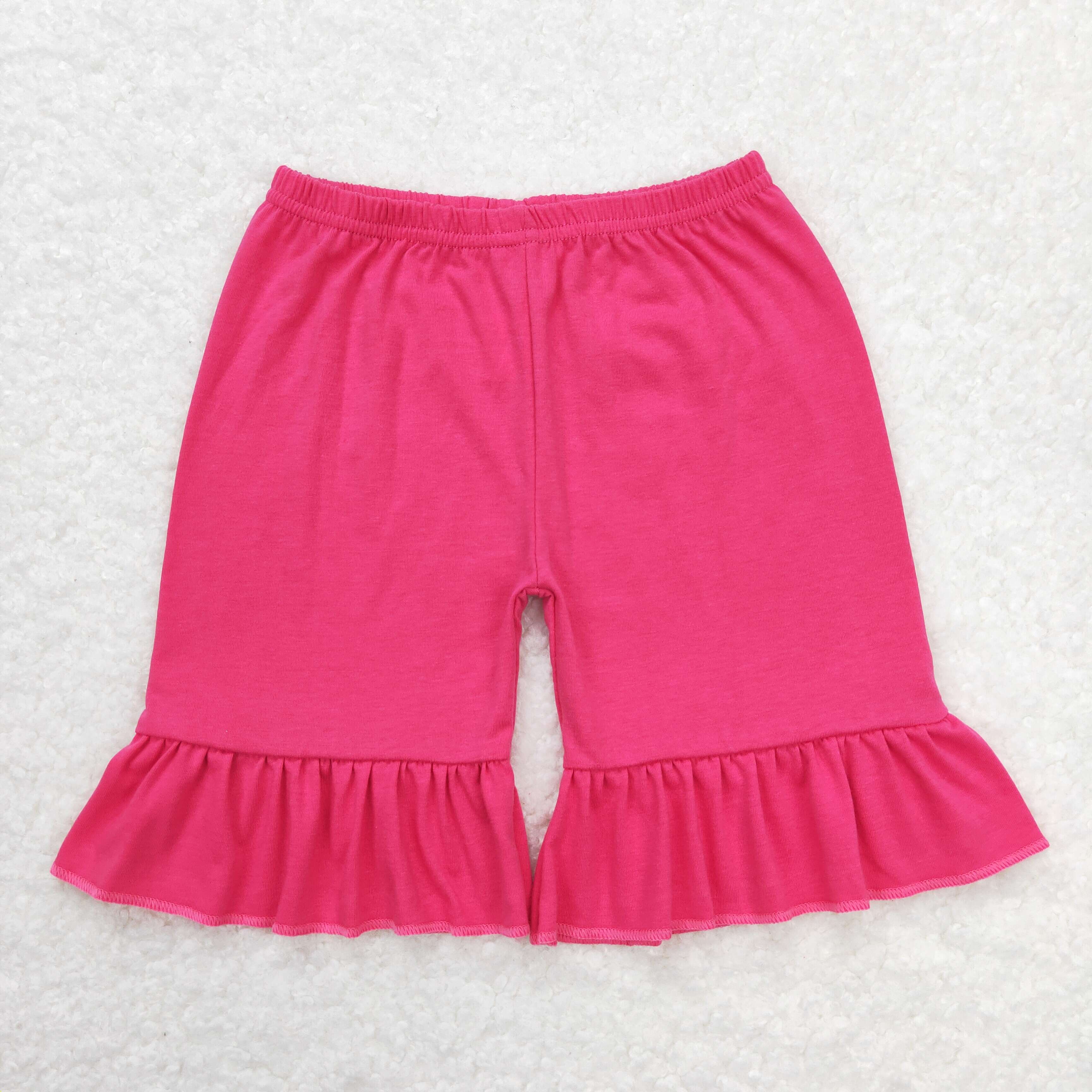 SS0249 Rose red lace shorts – siblingstylesclothing.com