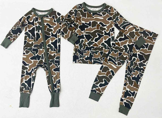 RTS NO MOQ（In Stock) Army green long-sleeved trousers suit