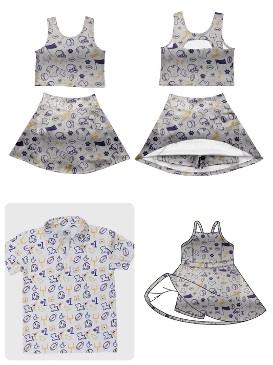 Custom moq 5 mix size milk silk summer teams baby girls clothes team sleeveless skirts sets and dress and top-25.8.14