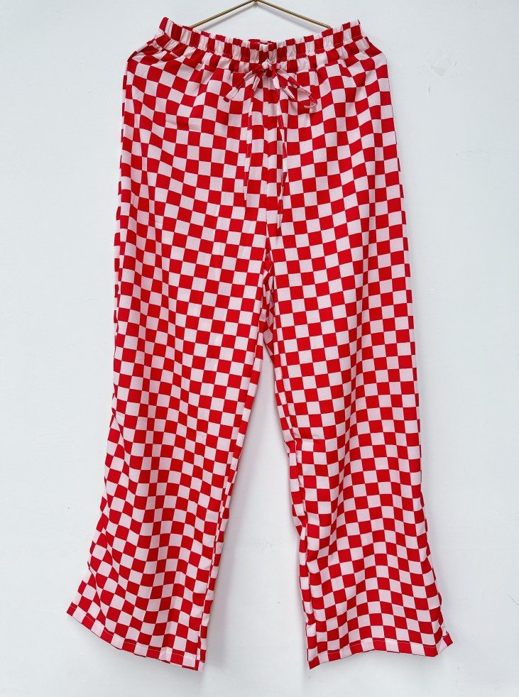 Custom moq 3 eta 7/8week moq 5 eta /4/5week plaid Long adult trousers