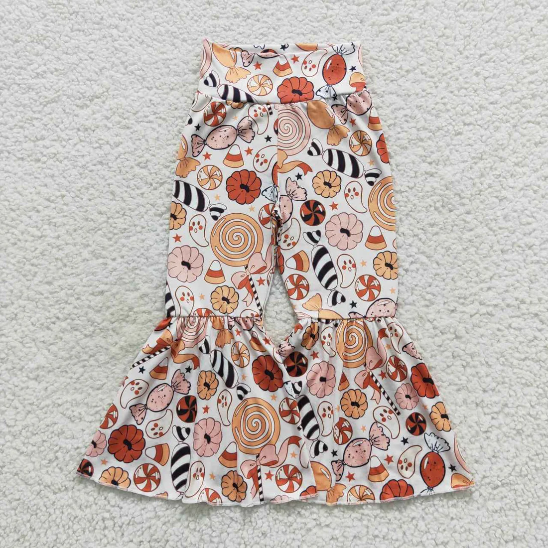 RTS NO MOQ Sibling Baby girls clothes Summer halloween long pants