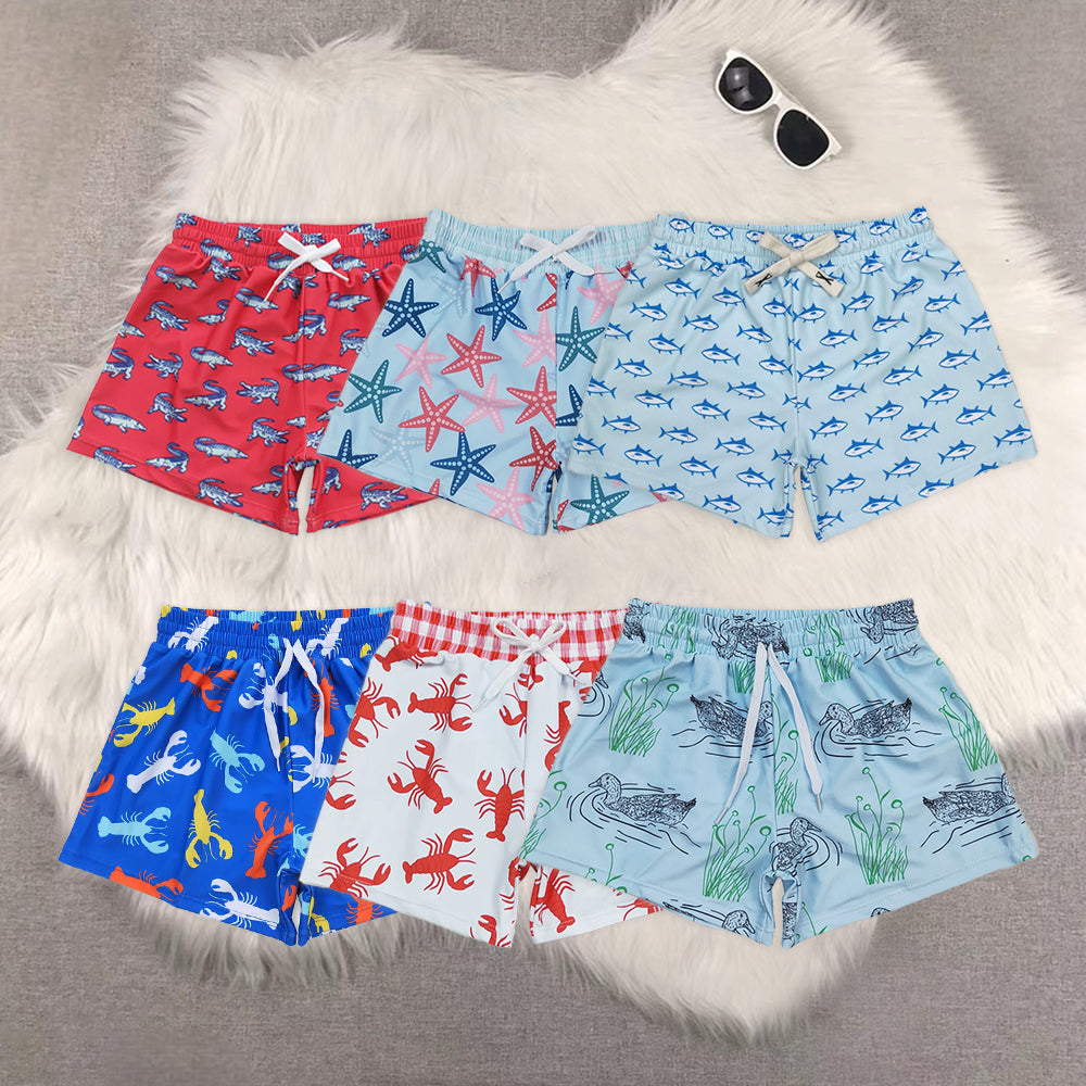 RTS NO MOQ baby boy clothes beach summer swim trunks