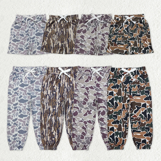 RTS NO MOQ Sibling Baby Boys clothes Summer Camouflage Shorts and pants
