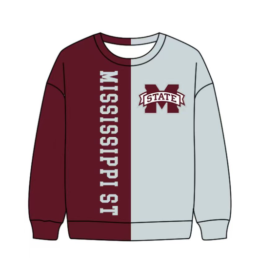 Custom moq 8 mix size milk silk summer team baby boys clothes gray and dark red long sleeve top-25.9.22
