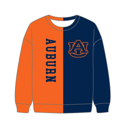 Custom moq 8 mix size milk silk summer team baby boys clothes orange and blue long sleeve top-25.9.22