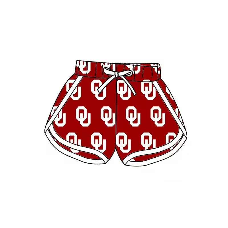 Baby boys clothes team red summer kids shorts