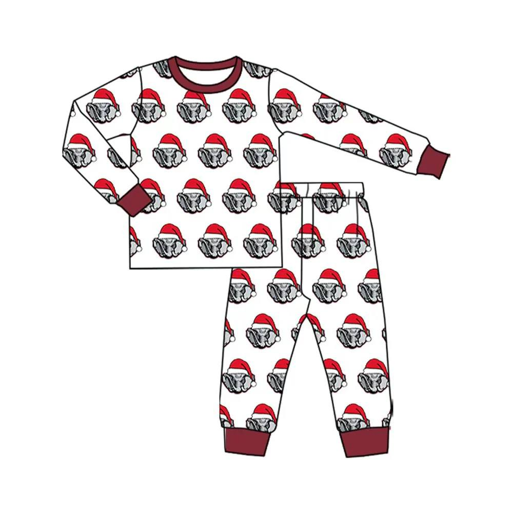 Custom moq 5 mix size milk silk summer teams baby girls clothes Christmas long sleeve pants sets and skirts sets and dress and hooded top and romper-25.8.15