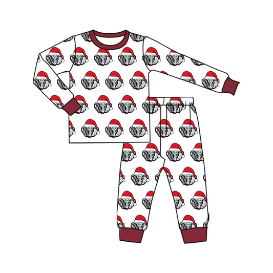 Custom moq 5 mix size milk silk summer teams baby girls clothes Christmas long sleeve pants sets and skirts sets and dress and hooded top and romper-25.8.15