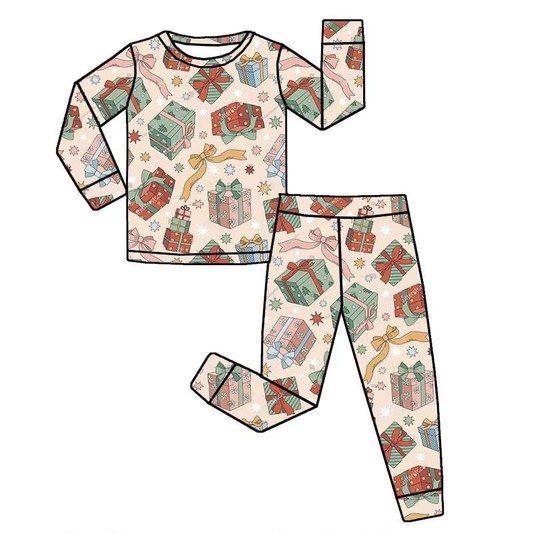 Custom moq 5 each style eta 6-7weeks baby boy clothes Christmas gift long sleeve pants sets -25.8.9