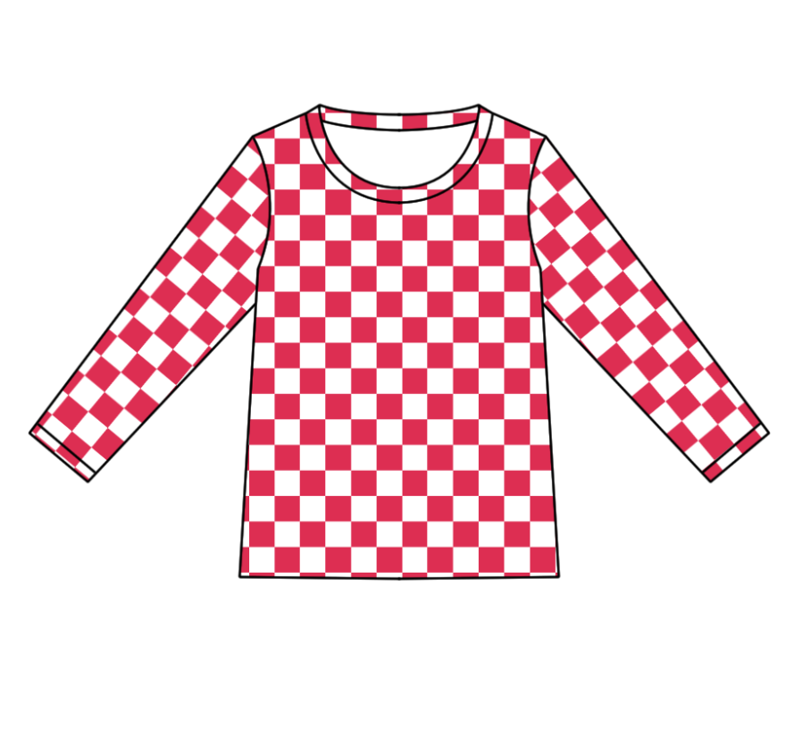Custom moq 5 each style eta 6-7weeks baby boy clothes plaid long sleeve top-25.8.25
