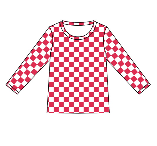 Custom moq 5 each style eta 6-7weeks baby boy clothes plaid long sleeve top-25.8.25