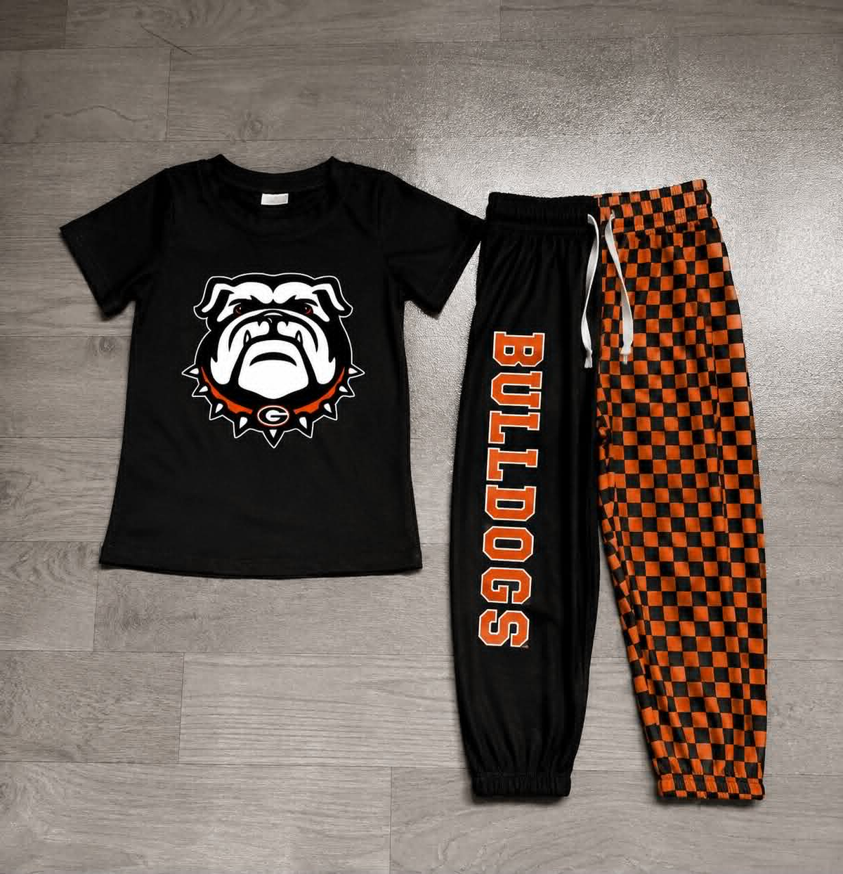 custom moq 5 mix size BYSN0103 Baby Kids Team Short Sleeve Crew Neck T Shirt Jogger Pant Casual Clothing Set