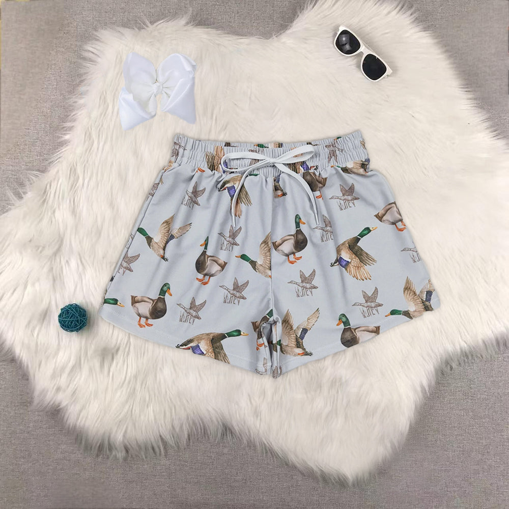 RTS NO MOQ baby boy clothes camouflage duck summer swim trunks